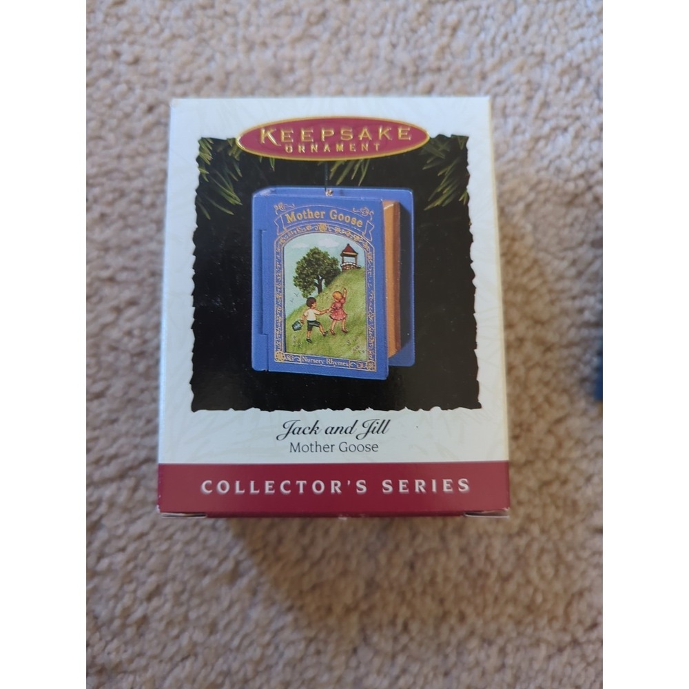 Hallmark Ornament Mother Goose Jack And Jill Series 1994 Orig‎ Box